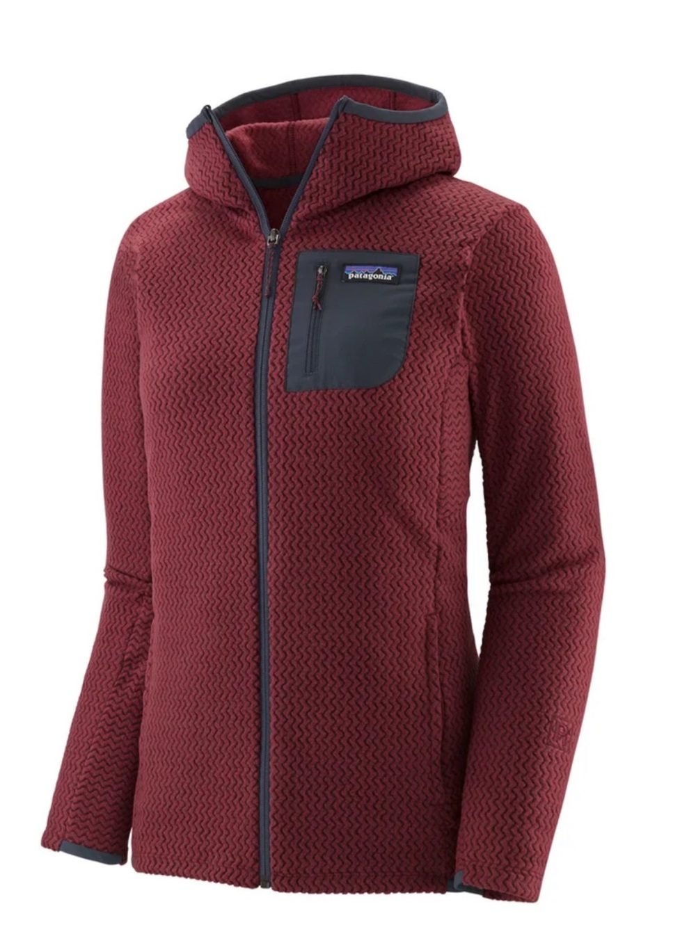 Patagonia R1 Air full zip hoody, Women’s. Sequoia Red, S